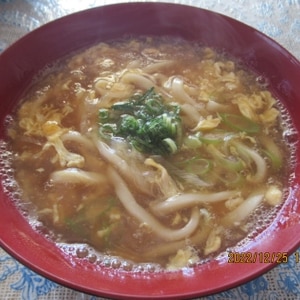 超簡単！5分でできる！トロトロ卵あんかけうどん